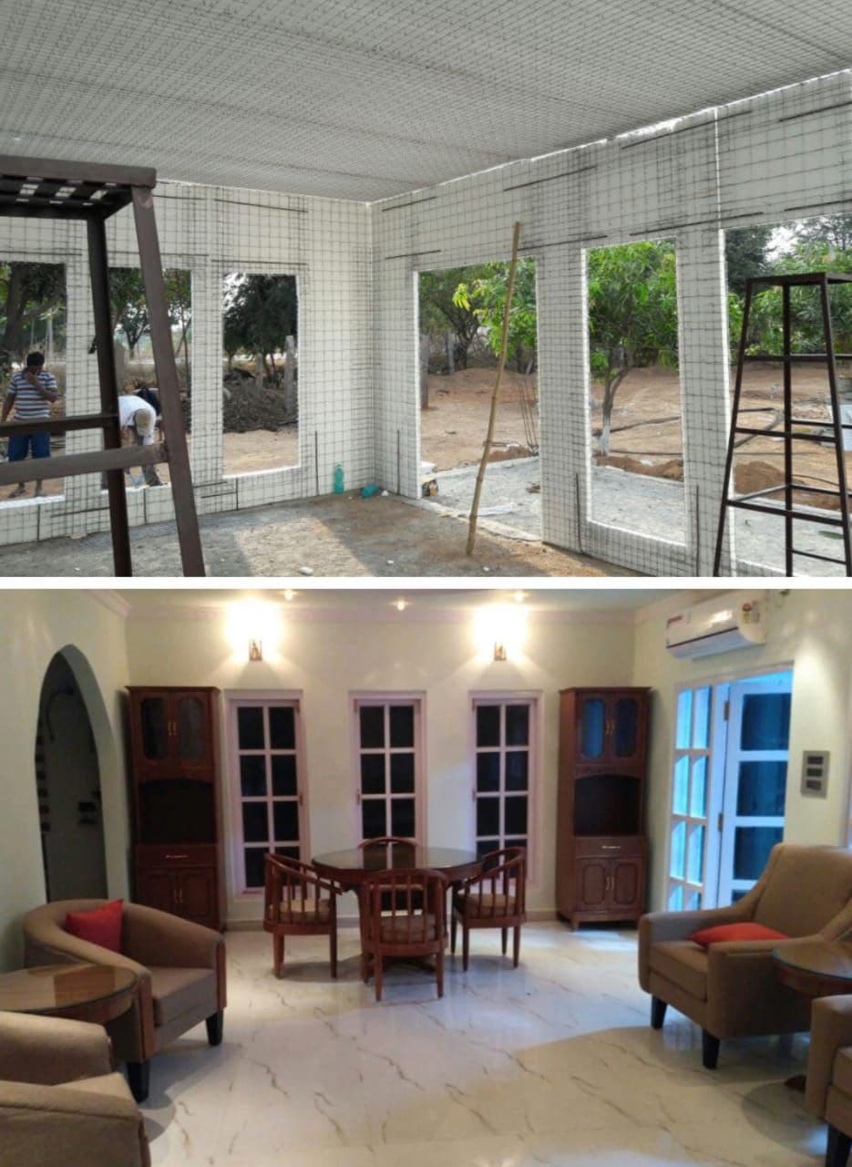 Thermal Panels Before and After